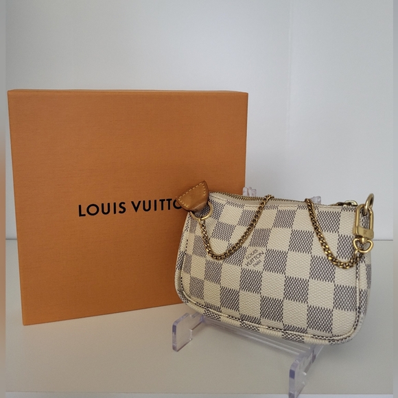 Louis Vuitton Damier Azur Pochette Pouch - Picture 1 of 16